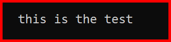 Picture showing output of casefold function in python